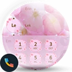 theme dialer love sakura android application logo